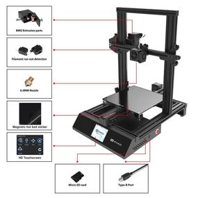 img 3 attached to 🖨️ Marlin2 0 220X220X250Mm XVICO Semi Assemble Beginners: Ultimate 3D Printer Kit for Novice Users