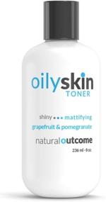 img 4 attached to 🍊 Natural Outcome Skincare's Oily Skin Control Toner: Alcohol-Free Witch Hazel Facial Toner Astringent with Grapefruit & Pomegranate & Hydrating Aloe Vera - 8 oz