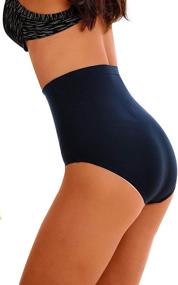 img 3 attached to Upopby Waisted Swimsuit Bottoms Control Women's Clothing