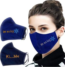 img 2 attached to SARON+PRODUCTS: Fashionable Reusable Face Mask Cloth for Ultra Breathable and Adjustable Outdoor Protection