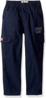 👖 leo lily khaki boys' pants: optimized for seo logo