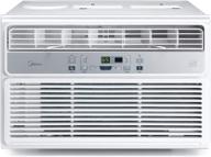 🌬️ midea maw12r1bwt easycool window air conditioner - 12000 btu, fan, dehumidifier, lcd remote, white logo