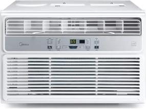 img 4 attached to 🌬️ MIDEA MAW12R1BWT EasyCool Window Air Conditioner - 12000 BTU, Fan, Dehumidifier, LCD Remote, White