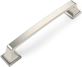 img 4 attached to 🔑 Amerdeco 10 Pack Brushed Satin Nickel Kitchen Cabinet Pulls: Modern Handles for Cupboards & Drawers