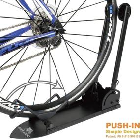 img 2 attached to 🚲 Bikehand Bicycle Floor Mounted Parking Rack Storage Stand