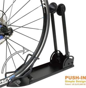 img 3 attached to 🚲 Bikehand Bicycle Floor Mounted Parking Rack Storage Stand