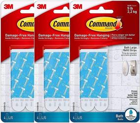 img 1 attached to 12-Strip Water-Resistant Refill Strips - Ultimate Command for Large Surfaces