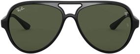 img 4 attached to Ray Ban RB4125M Polarized Aviator Sunglasses