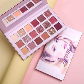 img 2 attached to 🎨 UCANBE 18 Shades of Sensational Nude Eyeshadow Palette | Long-Lasting, Multi-Reflective Shimmer, Matte, Glitter, & Pearlescent Pressed Eye Shadow Makeup Pallet