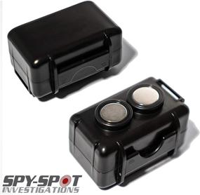 img 1 attached to 🔒 SpySpot GPS Case for GL300MG 4G Tracker - Magnetic, Weatherproof, Water Resistant, Heavy Duty w/ Twin Neodymium Magnets - Compatible with GL200, GL300, GL300W