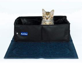 img 4 attached to 🐾 Convenient and Portable PetLike Travel Cat Litter Box - Ideal for Small to Medium Cats