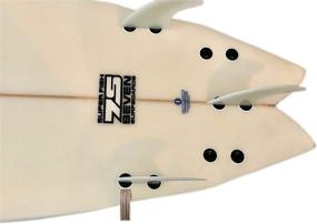 img 1 attached to Premium Wooden Surfboard Display Rack: Stylish and Durable Wall Mount for Indoors and Outdoors