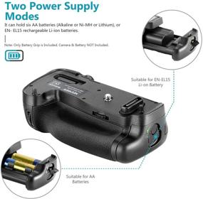 img 2 attached to 💡 Neewer Battery Grip Pack Replacement for Nikon D750 MB-D16 - EN-EL15 Battery Compatible