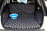 🐶 waterproof oxford pet dog trunk cargo liner - car suv seat cover - washable floor mat for dogs cats - dog accessories + logo