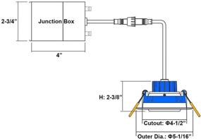 img 1 attached to LED FANTASY Downlight: Adjustable Industrial Electrical for Efficient Lighting