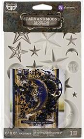 img 2 attached to 🌟 Prima Marketing Finnabair Decor Moulds 5x8 - Stars and Moons