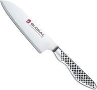 классический нож santoku 5 дюймов на 35-летие от global cutlery: премиальная нержавеющая сталь логотип