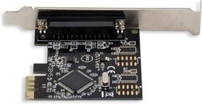 img 1 attached to 🖨️ SYBA PCI-Express PCIe Card 1x Parallel Port: High-Speed DB-25 IEEE 1284 Printer Port with MCS9900 Chipset - SD-PEX10005