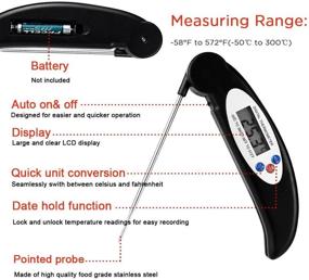 img 3 attached to Get GE 05 Food Thermometer Black