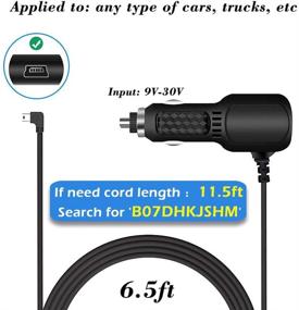 img 3 attached to 🚗 Dash Cam Charger: 2021 Upgraded Mini USB Car Charger for Garmin Nuvi 50LMT,51LMT,55LMT,58LMT,65LMT,67LMT,2557LMT,2555LMT,2597LMT Navigation - High-Quality Power Solution