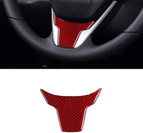 img 4 attached to Ramuel Compatible Steering Decoration 2020（Red）