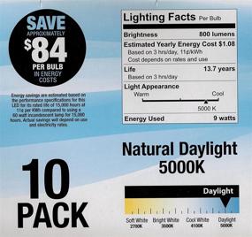img 2 attached to 💡 FEIT Dimmable 800L Bulbs, Pack of 10