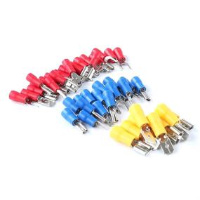 img 2 attached to 🔌 280Pcs SAMOFU Electrical Wire Connectors Kit: Ideal for Marine, Home, Speakers; Diverse Crimp Terminal Shovel Shapes Butt Connector Set