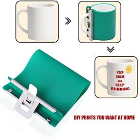 img 2 attached to 🔥 Efficient 15OZ Silicone Mug Clamp for Heat Press: 3D Sublimation Silicone Mug Wrap (2 Pack)