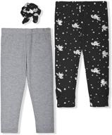 💫 shine and sparkle: young hearts glitter legging scrunchie—fashionable girls' clothing for leggings logo