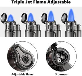 img 3 attached to Cigarette Lighter Triple Butane Cutter
