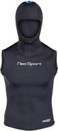 🏊 neosport xspan hooded wetsuit - men's x small: supreme comfort and performance logo