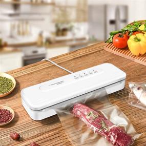 img 2 attached to 🔒 (2021 Upgraded) Automatic Vacuum Sealer Machine for Food Preservation Storage Saver, Food Vacuum Air Sealing System, Dry & Moist Food Modes