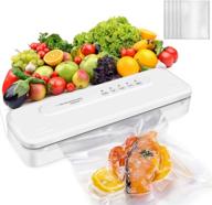 🔒 (2021 upgraded) automatic vacuum sealer machine for food preservation storage saver, food vacuum air sealing system, dry & moist food modes логотип