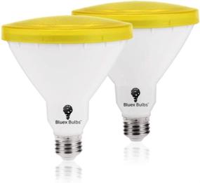 img 4 attached to 🌟 Enchanting Glow: Par38 Amber Yellow Light Flood for Radiant Ambiance