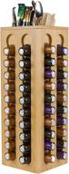 bamboo land 360-degrees rotatory k-cup holder: organize and store 80 nespresso and espresso capsules with extra space логотип