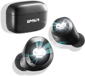 img 4 attached to Беспроводные наушники LOMISPI с функцией Bluetooth и шумоподавлением