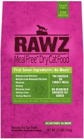 img 1 attached to Сухой корм для кошек Rawz Meal Free с курицей и индейкой - рецепт с курицей (3,5 фунта)