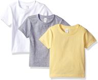 clementine apparel short sleeve t shirt three pack girls' clothing and tops, tees & blouses logo