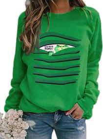 img 2 attached to OIPUNSHLE Cartoon Sweatshirts Christmas Pullover Outdoor Recreation in Hiking & Outdoor Recreation Clothing