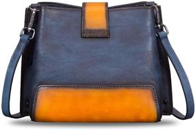 img 2 attached to Genuine Leather Crossbody Shoulder Convertible