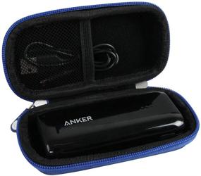 img 4 attached to Жесткий синий чехол Hermitshell Hard EVA для Anker Astro E1 и PowerCore II 5200mAh/6700mAh - Защита компактного портативного зарядного устройства