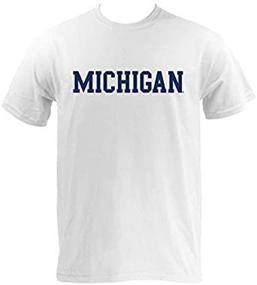 img 2 attached to Men's Michigan Wolverines Basic Block 👕 T-Shirt in T-Shirts & Tanks - Enhancing SEO