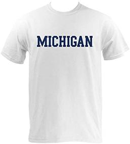 img 4 attached to Men's Michigan Wolverines Basic Block 👕 T-Shirt in T-Shirts & Tanks - Enhancing SEO