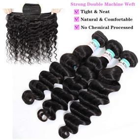 img 2 attached to Brazilian Bundles Virgin Extension Natural Hair Care