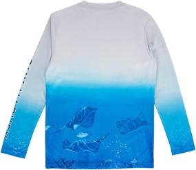 img 3 attached to Рубашка Guy Harvey Long Sleeve Performance для мальчиков с защитой от солнца UPF 30+