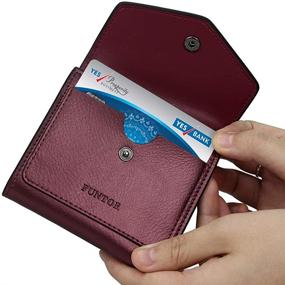 FUNTOR Small Wallets for Women, Ladies Small Compact Bifold Pocket RFID  Blocking Genuine Leather Wallet for Women