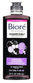 img 1 attached to 🧼 Kao-Biore Charcoal Cleanser Micellar Water: Deep Cleaning for Healthy Skin - 296ml/10 Fl Oz