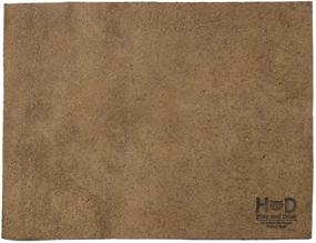 img 3 attached to 🔘 Premium Hide & Drink, Thick Leather Square (6 x 8 in.) for Crafts, Tooling, and Hobby Workshops, Heavyweight (3.5mm) - Bourbon Brown