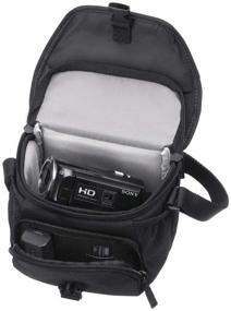 img 1 attached to 📷 Black Soft Compact Carrying Case for Sony Cyber-Shot Cameras - Optimized for SEO