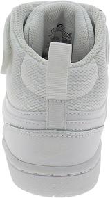 img 3 attached to Nike Court Borough Little Cd7783 100 Girls' Shoes for Athletic